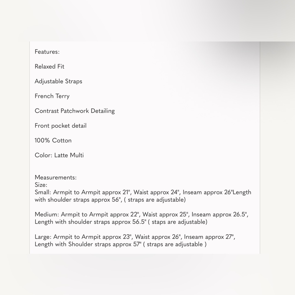 POL Cream, Blue, Pink Jumpsuit
Gr8 condition
height-adjustable 
nonsmoking home - Picture 7 of 7